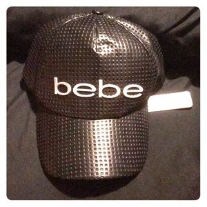 Bebe black baseball cap
